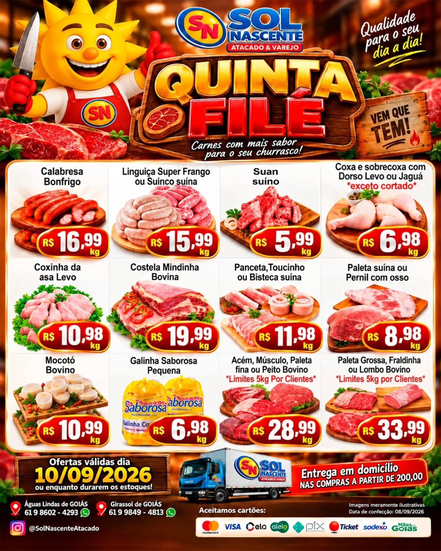 Ofertas Sol Nascente Atacado e Varejo | Supermercado – 10/09/2026