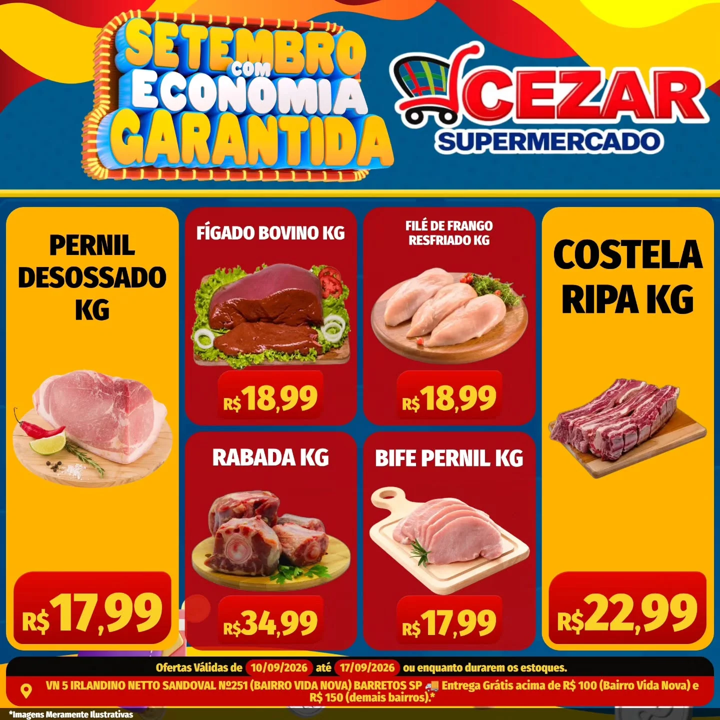 Ofertas Cezar Supermercado – 17/09/2026