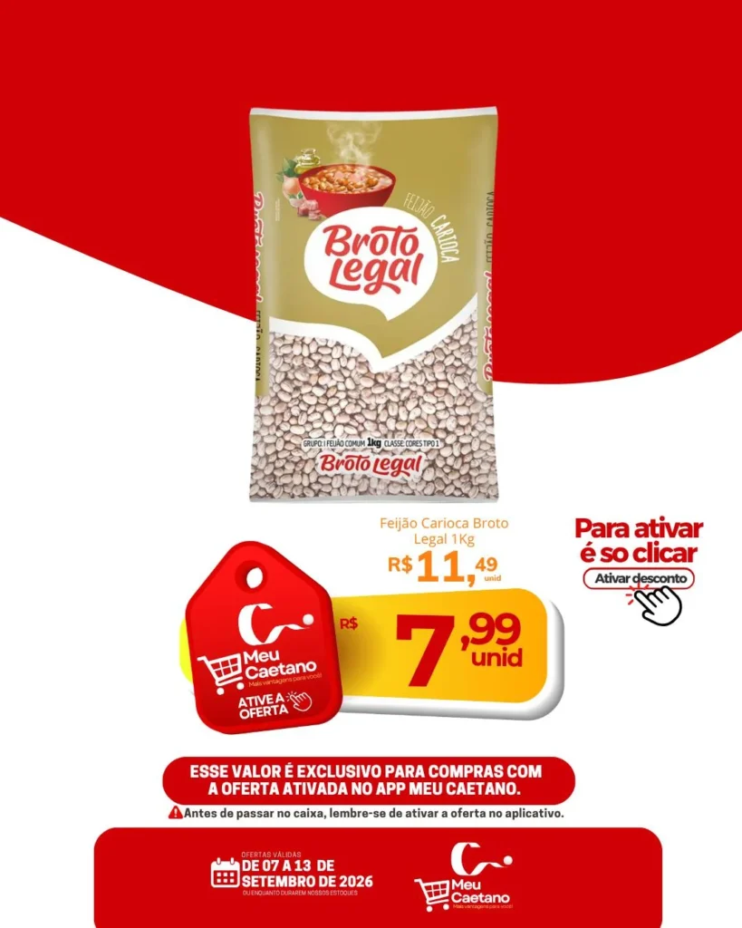 Ofertas Supermercados Caetano – 13/09/2026