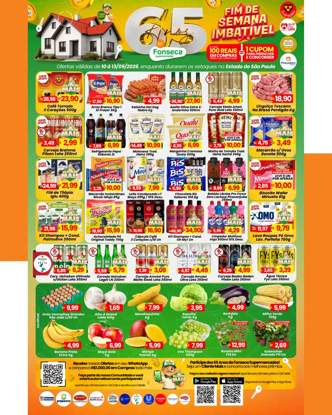 Ofertas Fonseca Supermercados – 13/09/2026