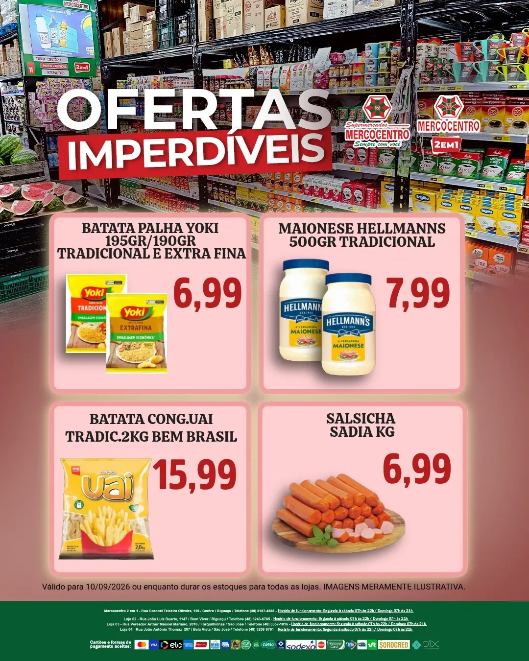 Ofertas SUPERMERCADOS MERCOCENTRO 🛒