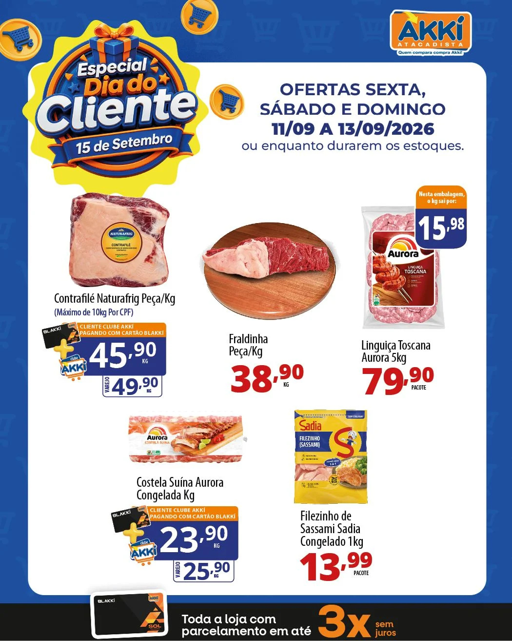 Ofertas Akkí Atacadista – 13/09/2026 Ofertas Akkí Atacadista – 13/09/2026