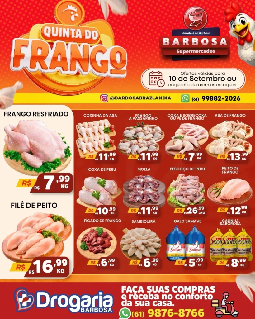 Ofertas SUPERMERCADOS BARBOSA 🛒 – 10/09/2026 Ofertas SUPERMERCADOS BARBOSA 🛒 – 10/09/2026