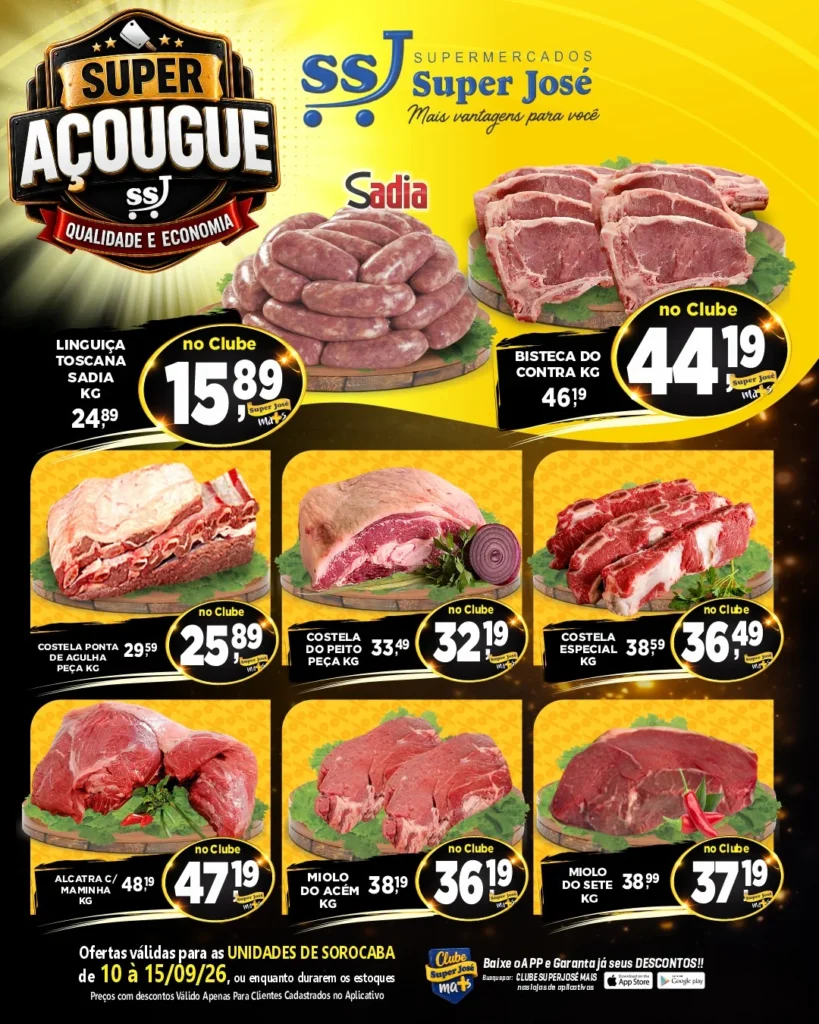 Ofertas Supermercado Super José – 15/09/2026