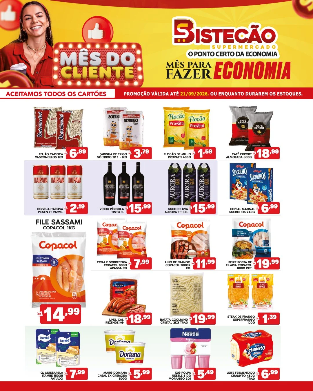 Ofertas Bistecão Supermercado – 21/09/2026