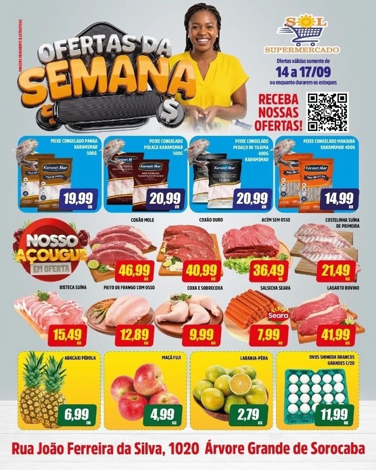 Ofertas Supermercado Sol – 17/09/2026