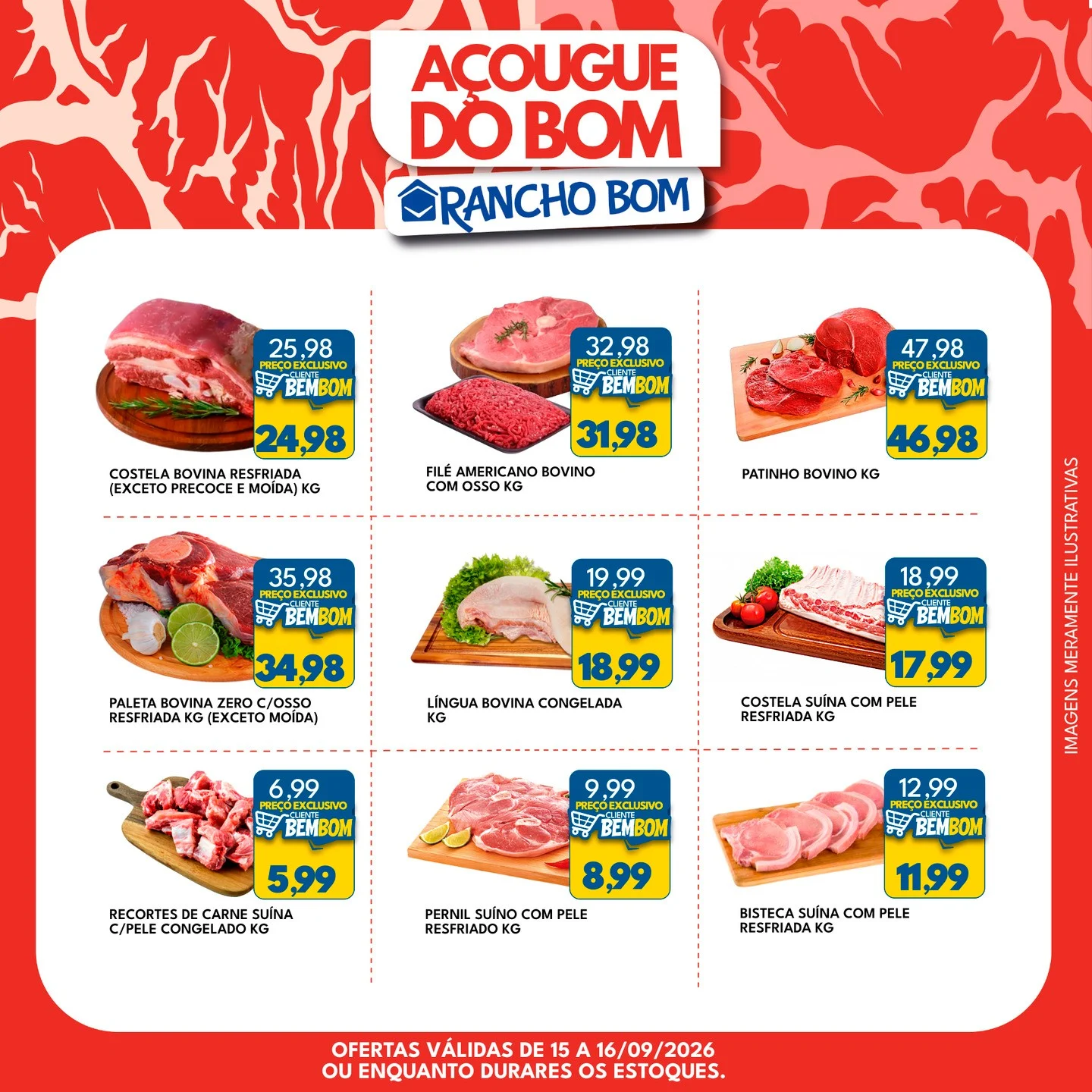 Ofertas Rancho Bom Supermercados – 16/09/2026