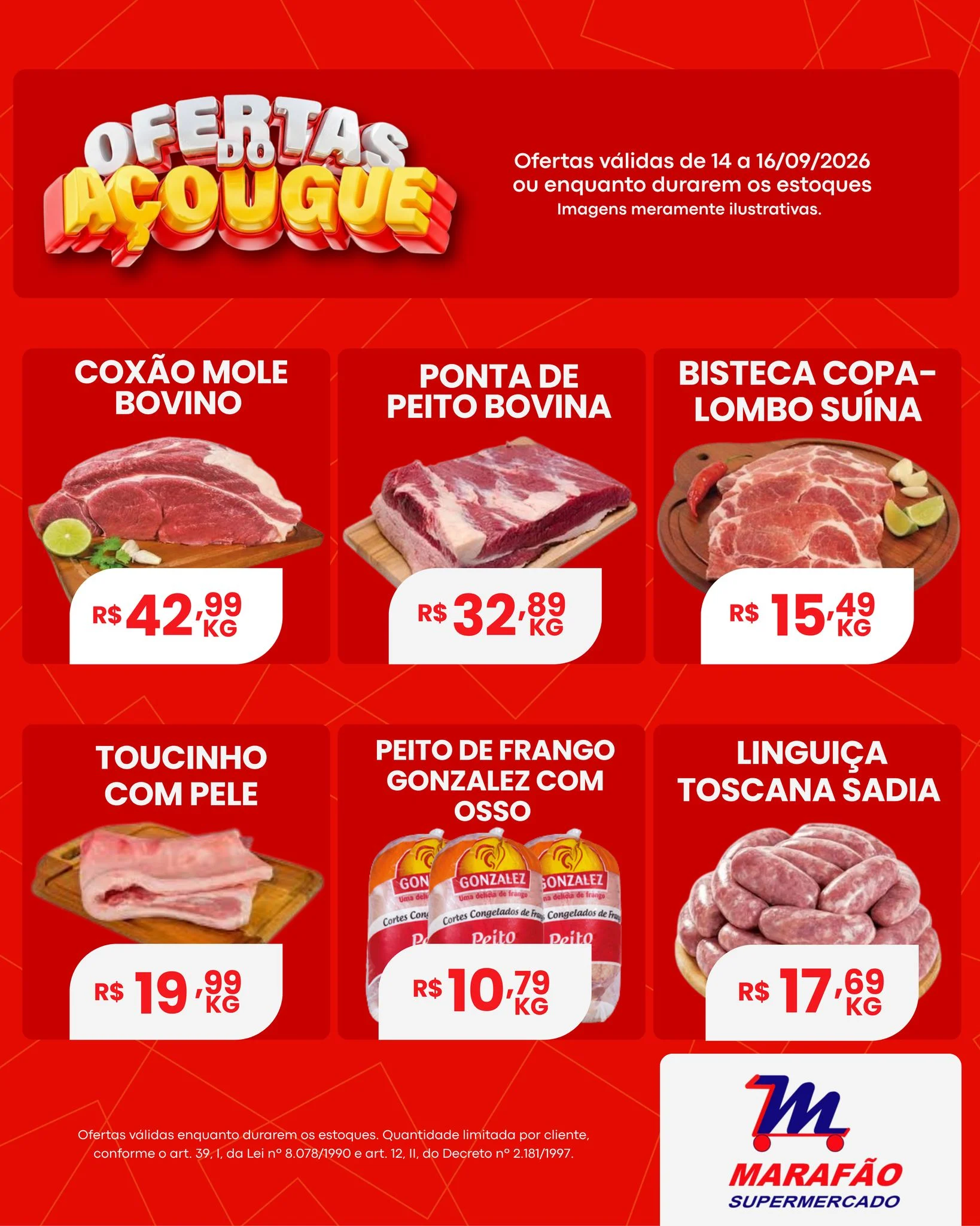 Ofertas Marafão Supermercado | Guariba – 16/09/2026