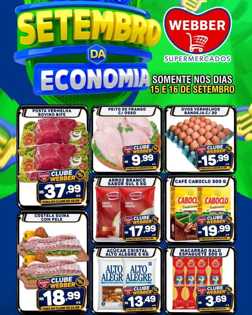 Ofertas SUPERMERCADOS WEBBER – 16/09/2026