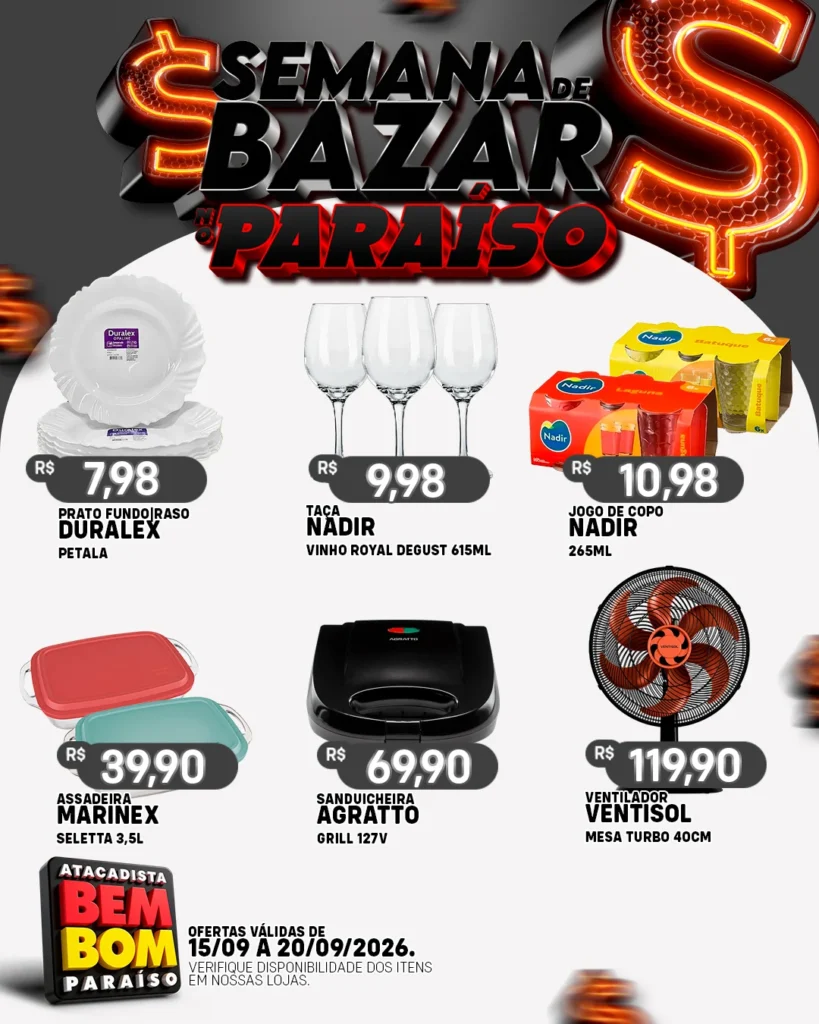 Ofertas Bem Bom Atacadista – 20/09/2026