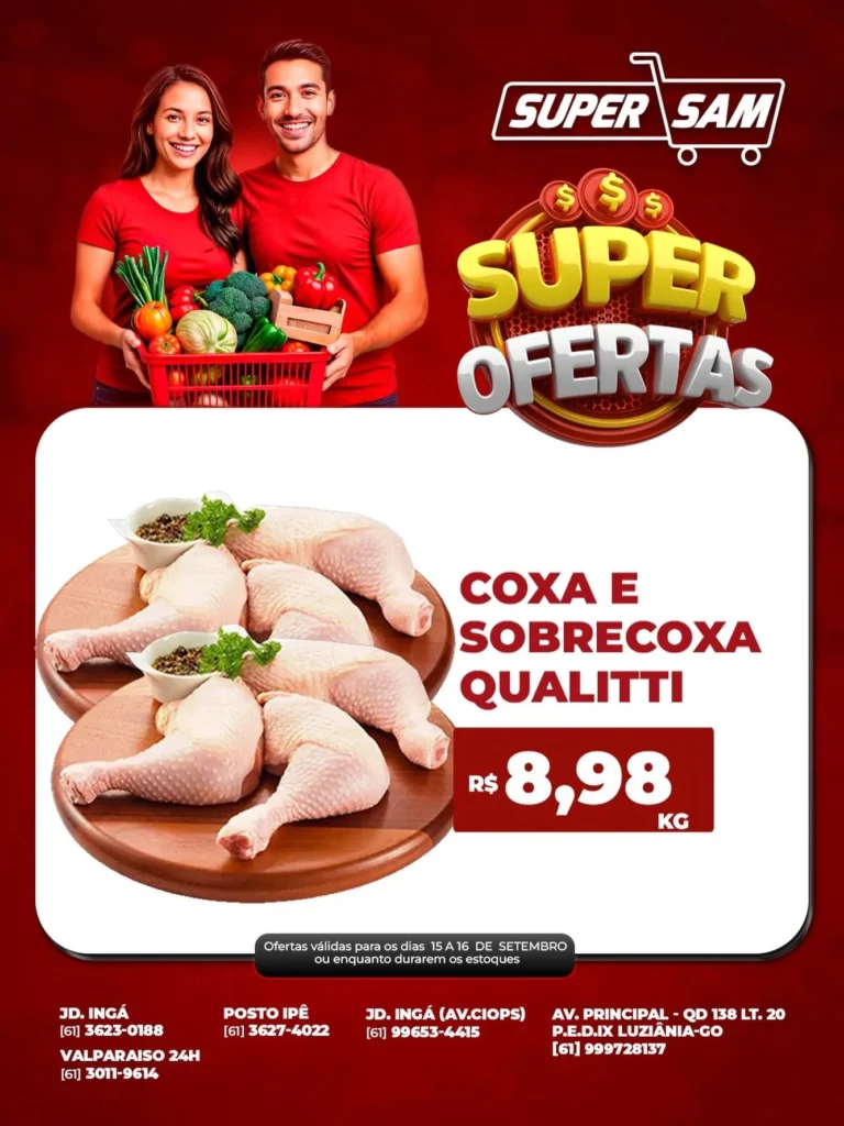Ofertas Rede Supersam – 16/09/2026