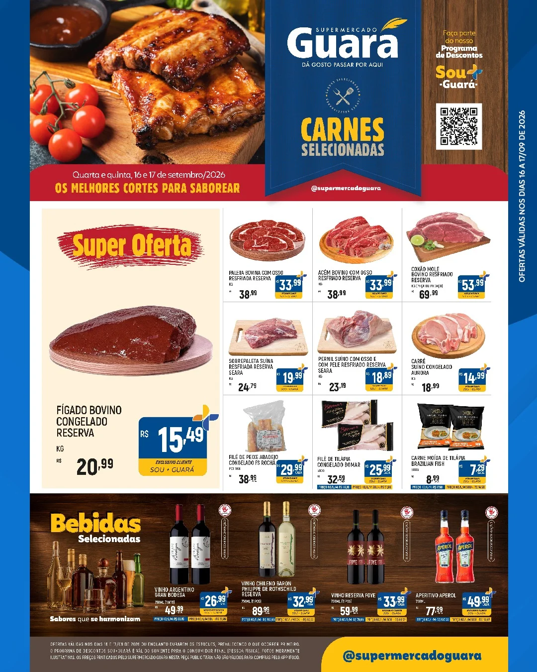 Ofertas Supermercado Guará – 17/09/2026