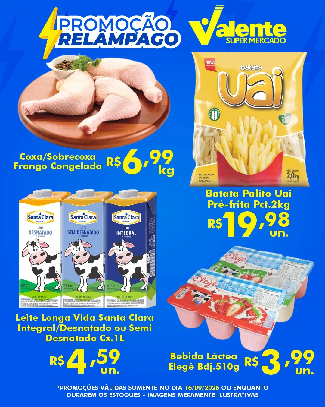 Ofertas Valente Supermercado – 16/09/2026 Ofertas Valente Supermercado – 16/09/2026