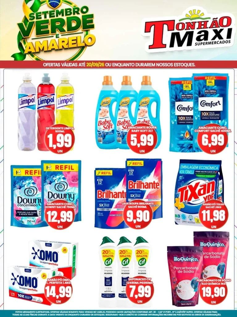 Ofertas Supermercados Tonhão Maxi – 20/09/2026