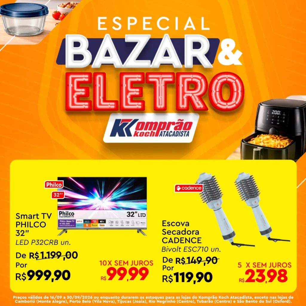 Ofertas Komprão Koch Atacadista – 30/09/2026