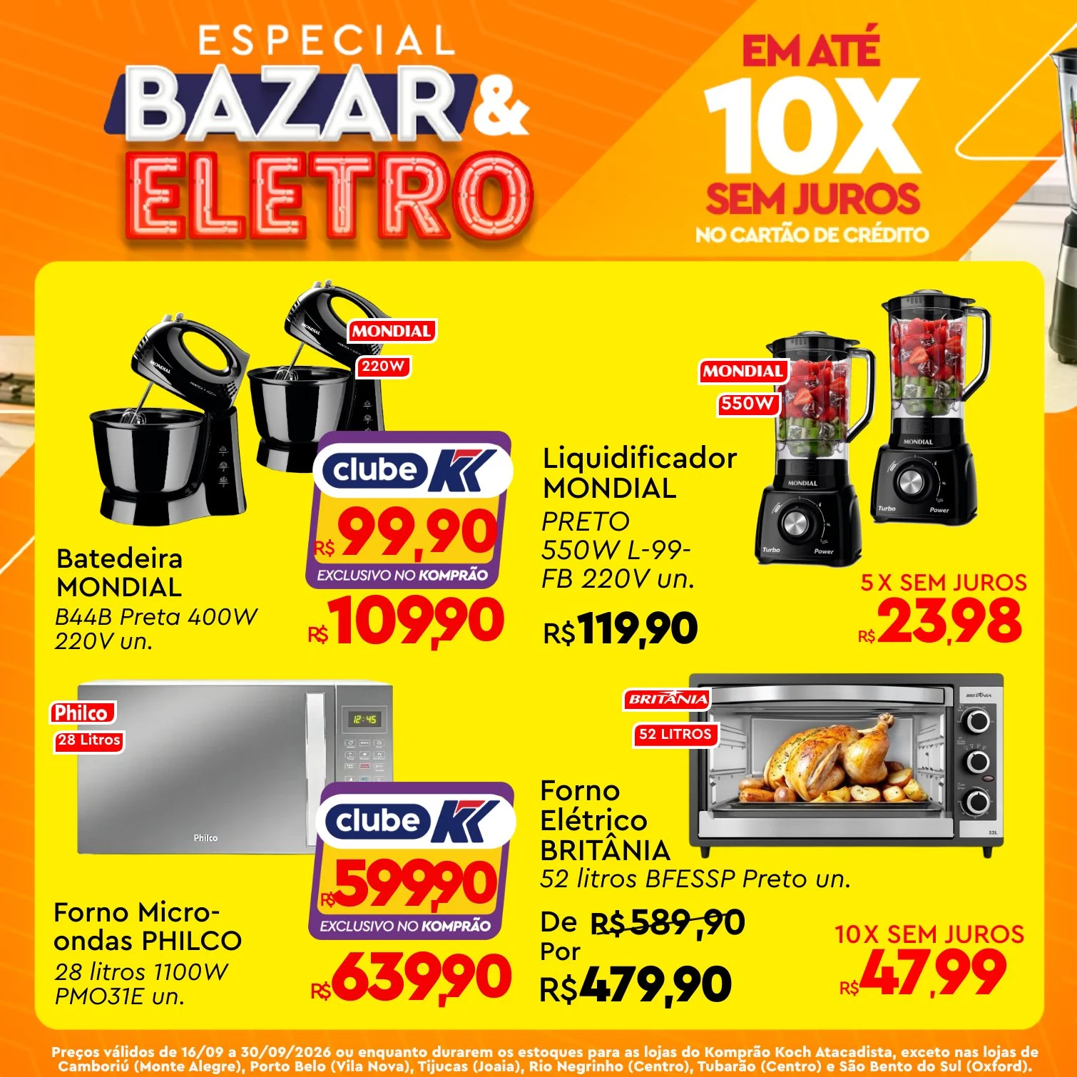 Ofertas Komprão Koch Atacadista