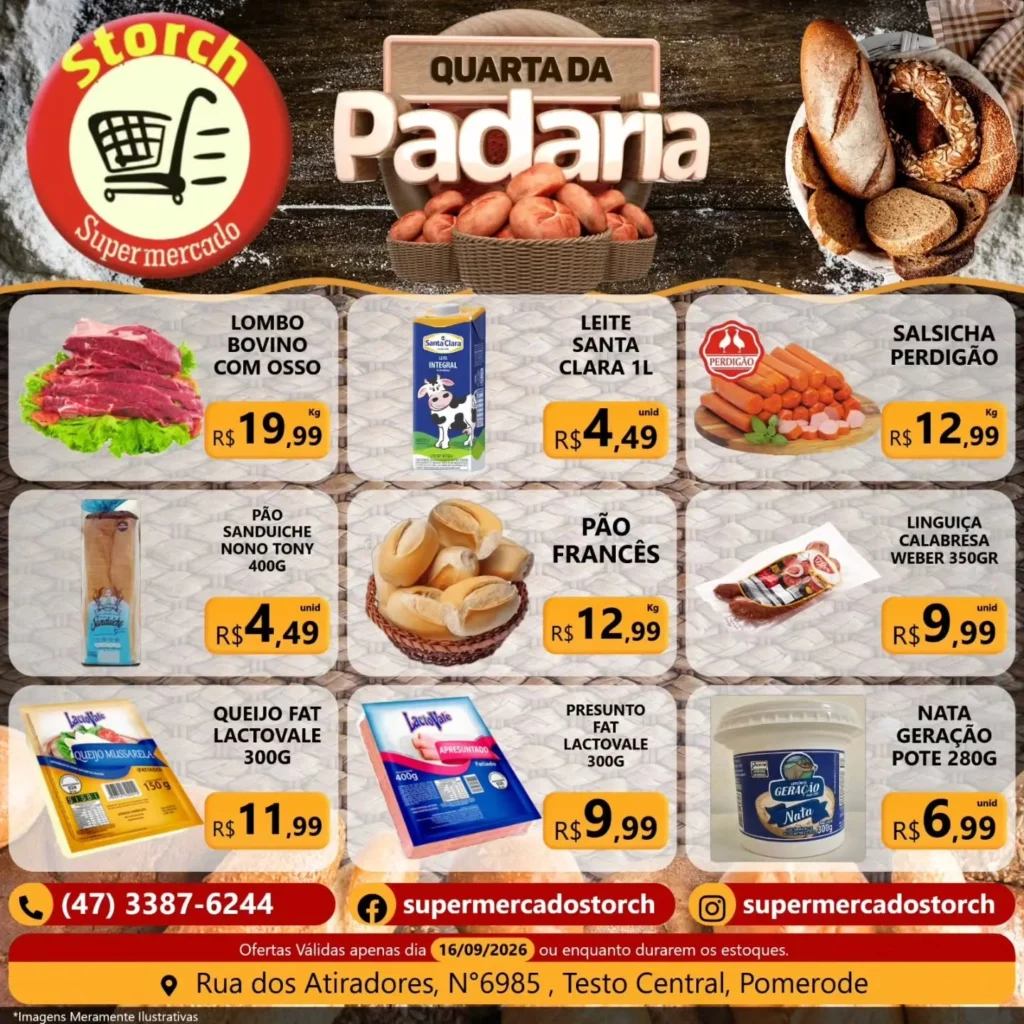 Ofertas Supermercado Storch – 16/09/2026
