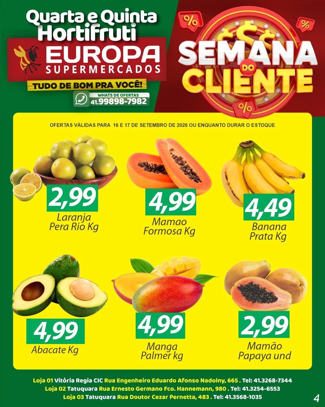 Ofertas Europa Supermercados