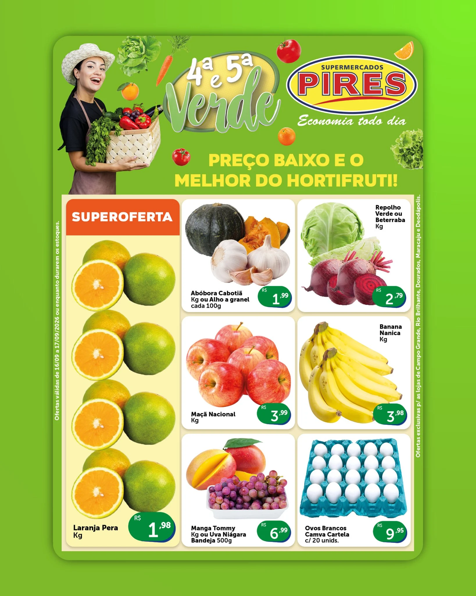 Ofertas Supermercados Pires – 17/09/2026