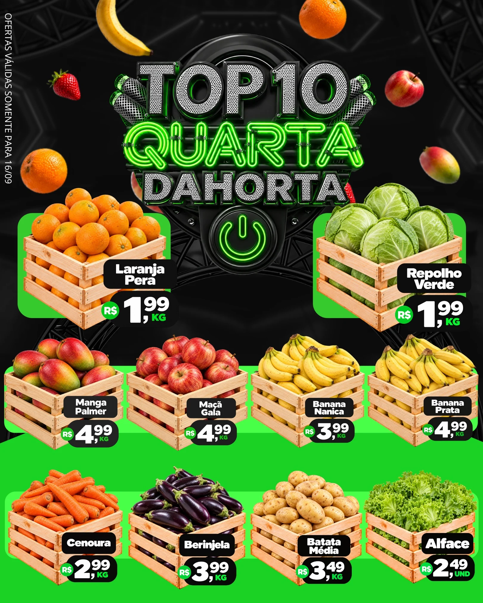 Ofertas Dahorta Hortifruti – 16/09/2026