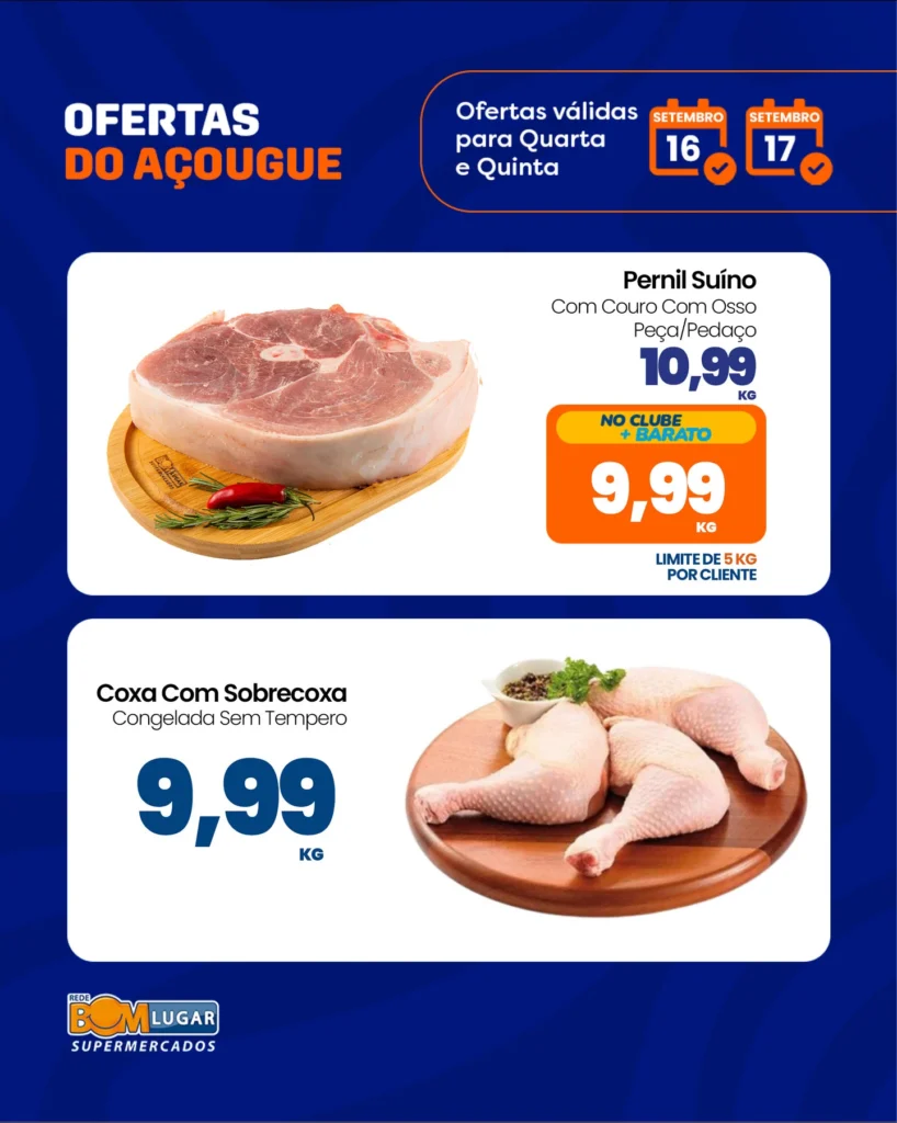 Ofertas Rede Bom Lugar Supermercados – 17/09/2026