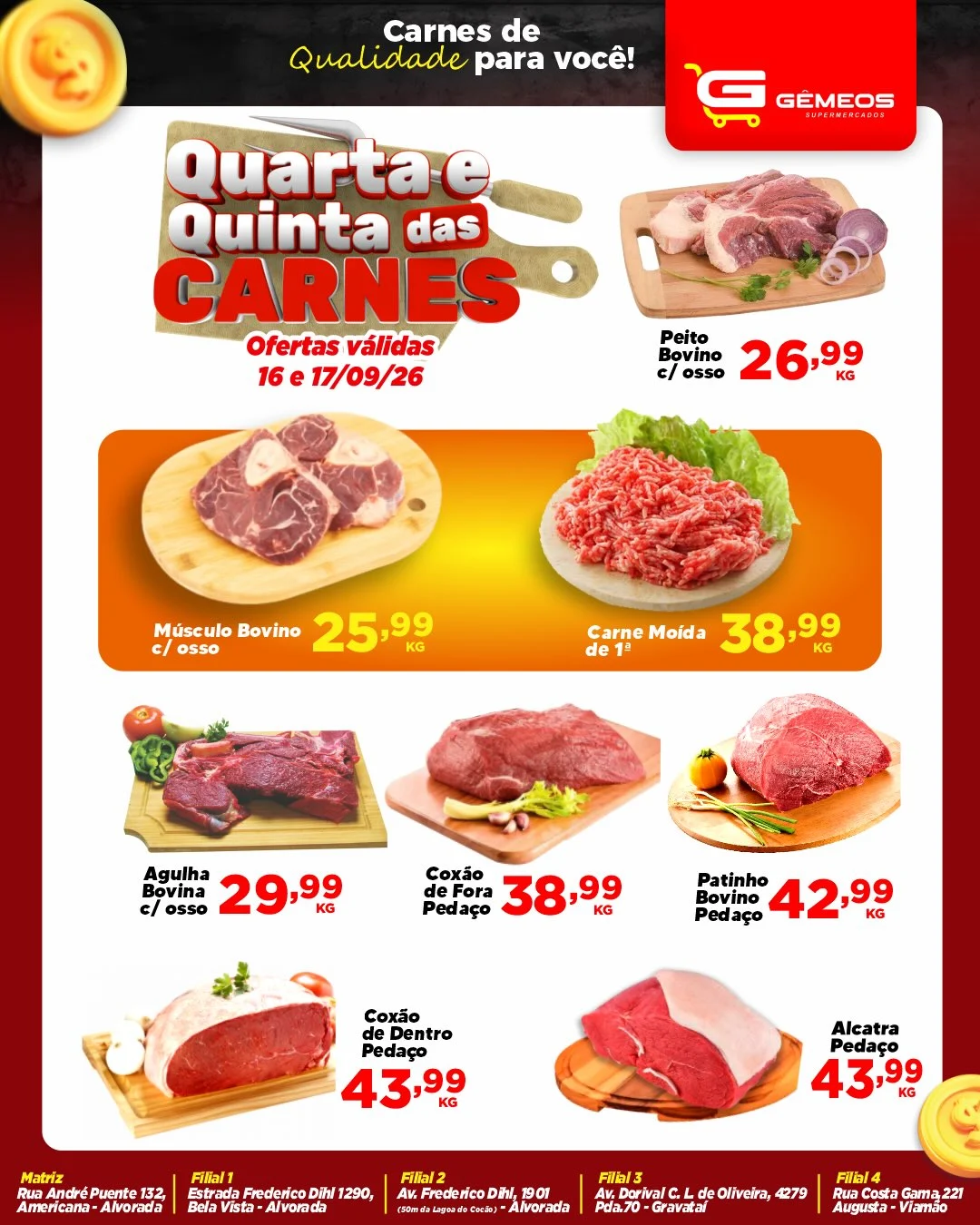 Ofertas Gemeos supermercado – 17/09/2026