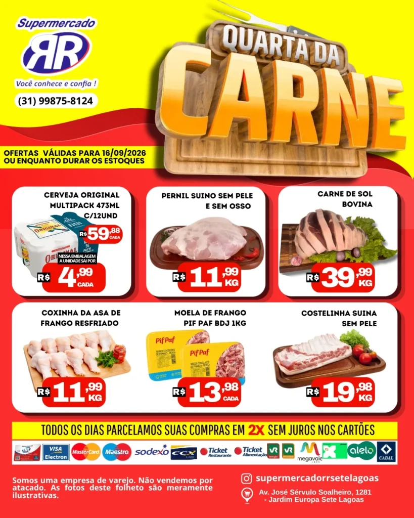 Ofertas Supermercado RR – 16/09/2026