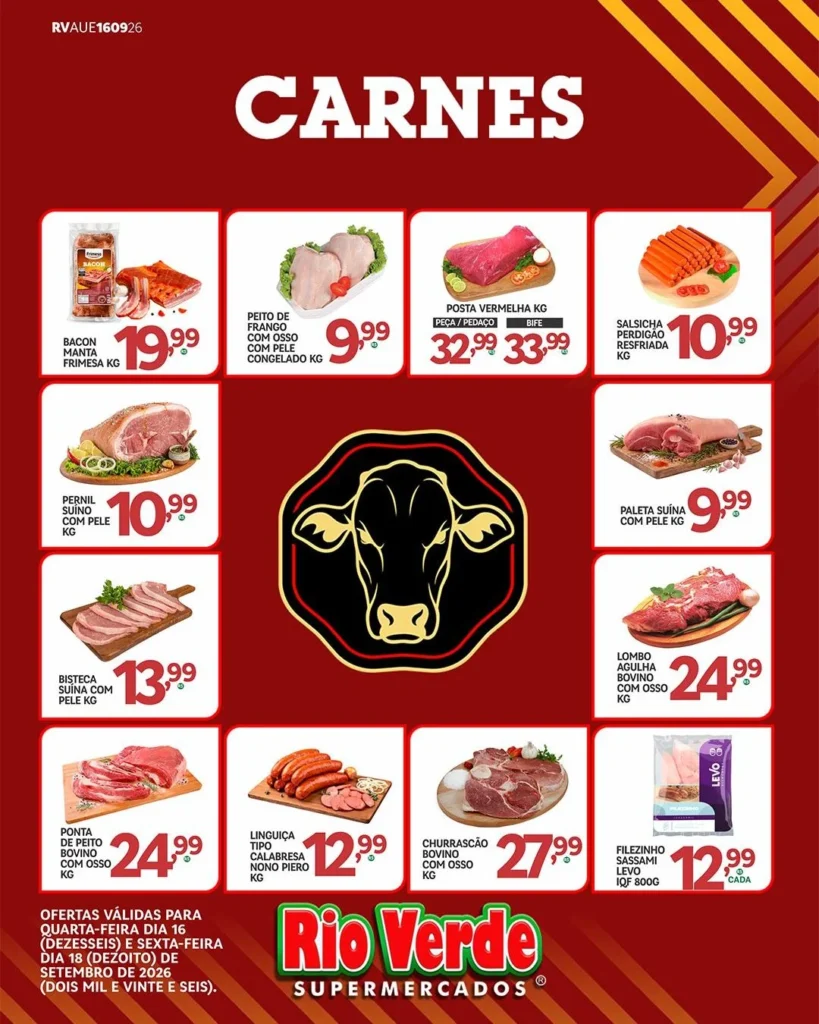Ofertas Rio Verde Supermercados – 16/09/2026