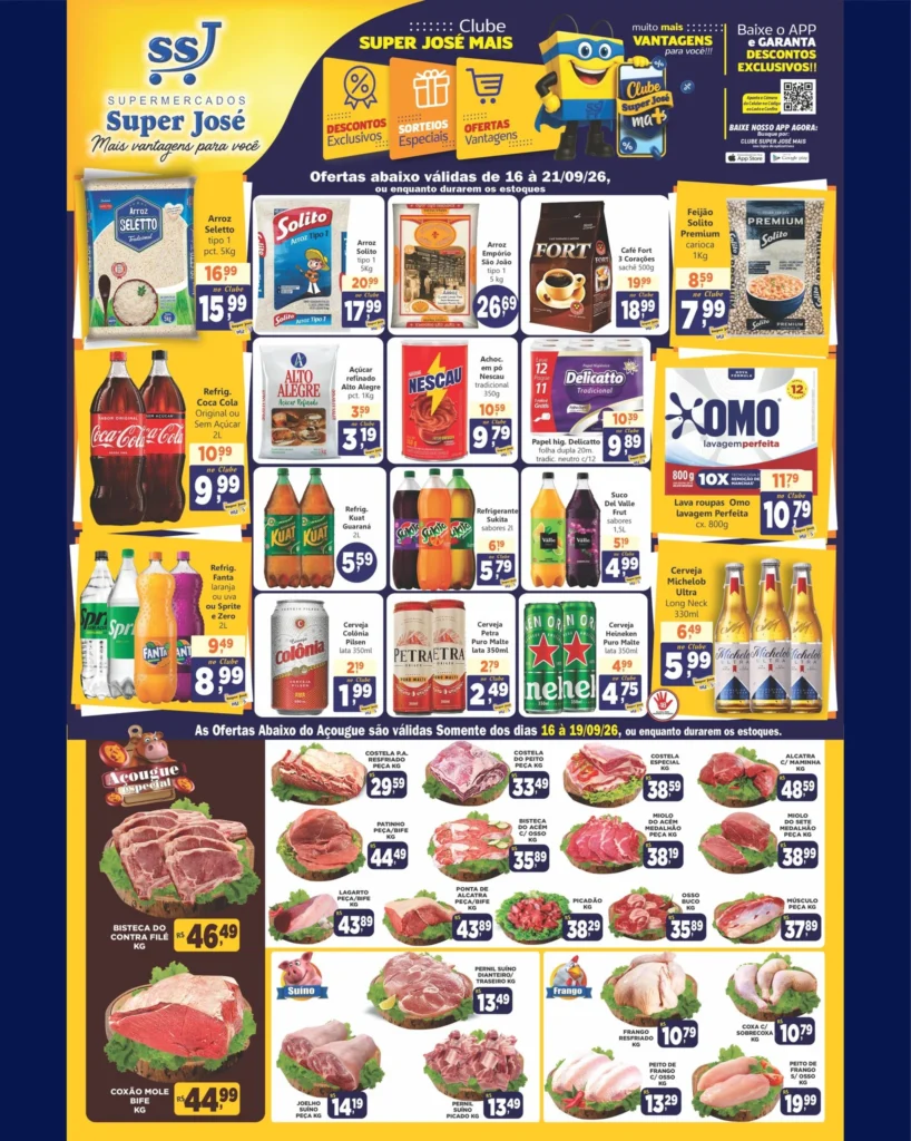 Ofertas Supermercado Super José – 21/09/2026