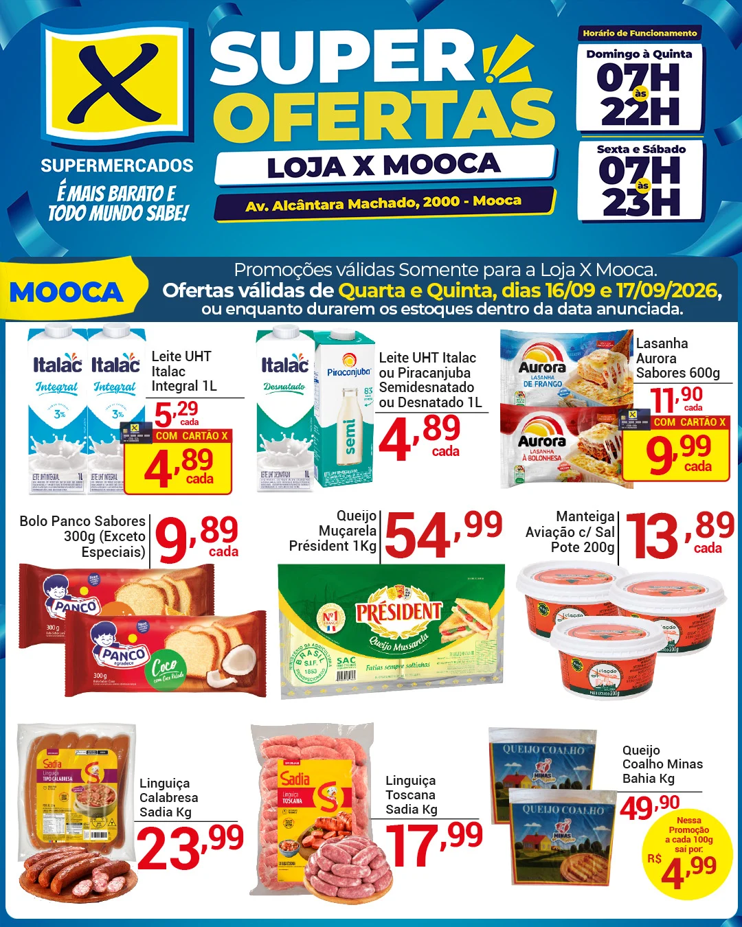 Ofertas Rede X Supermercados