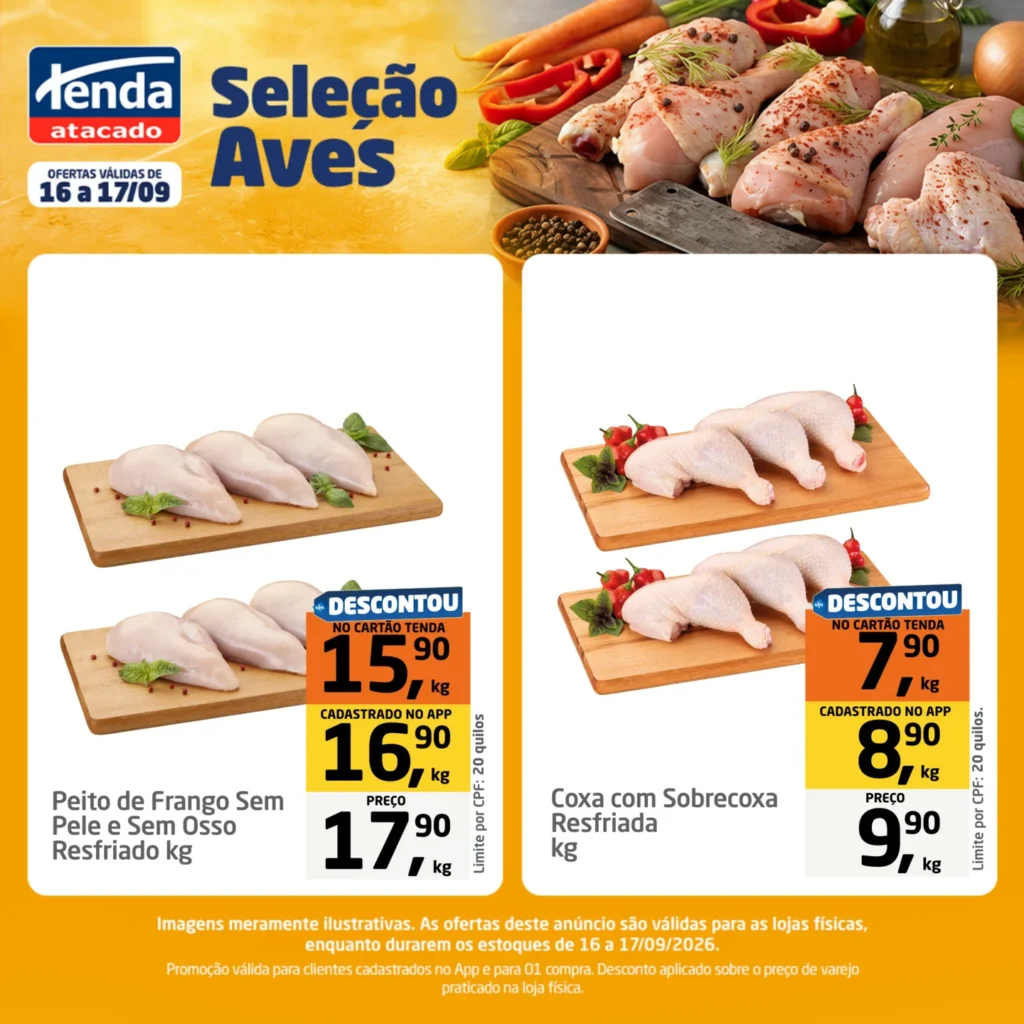Ofertas Tenda Atacado – 17/09/2026