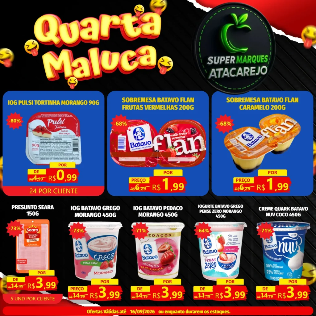 Ofertas Atacarejo Super Marques – 16/09/2026