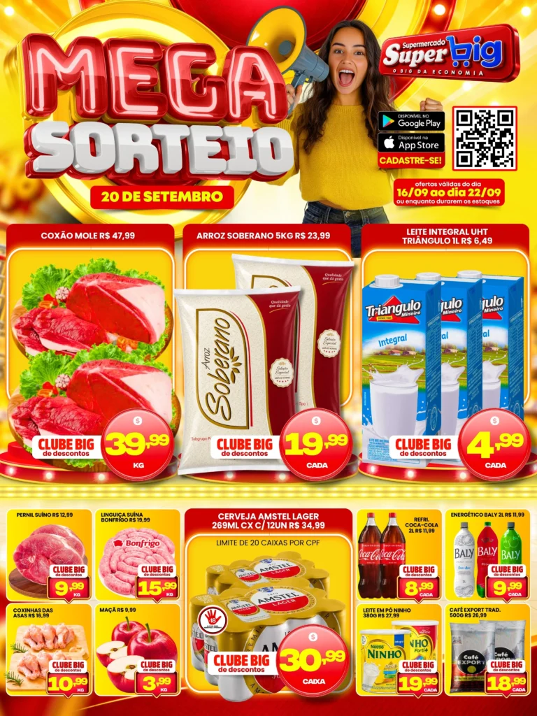 Ofertas Supermercado Super Big  🛒 – 22/09/2026