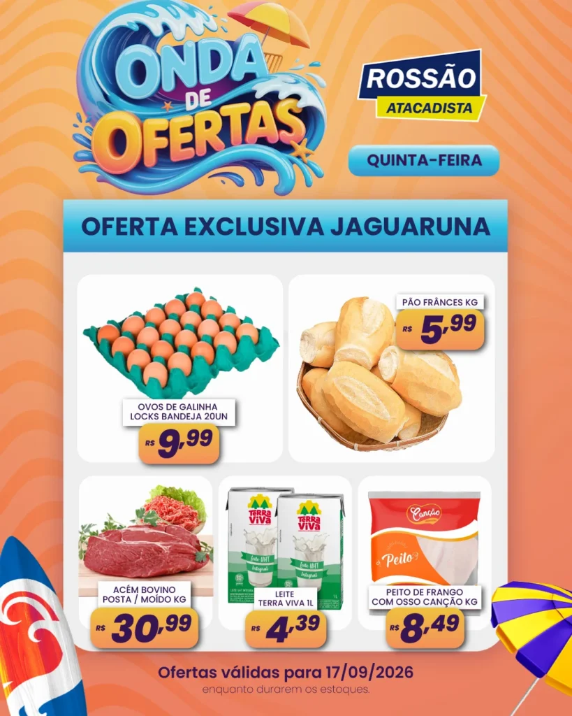 Ofertas Rossão Atacadista – de 17/09/2026 a 17/09/2026