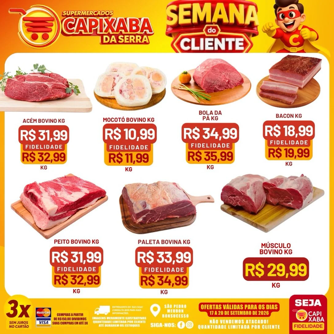Ofertas Supermercados Capixaba da Serra – até 20/09/2026