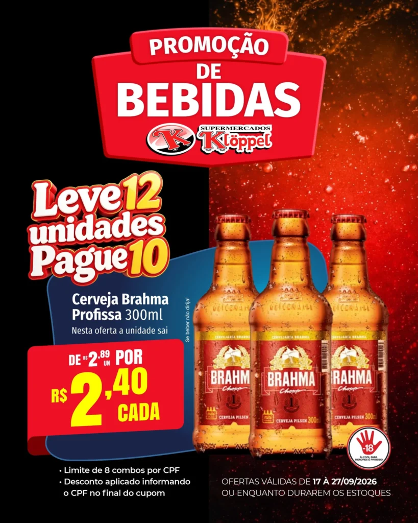 Ofertas Supermercados Klöppel – de 17/09/2026 a 27/09/2026 Ofertas Supermercados Klöppel – de 17/09/2026 a 27/09/2026