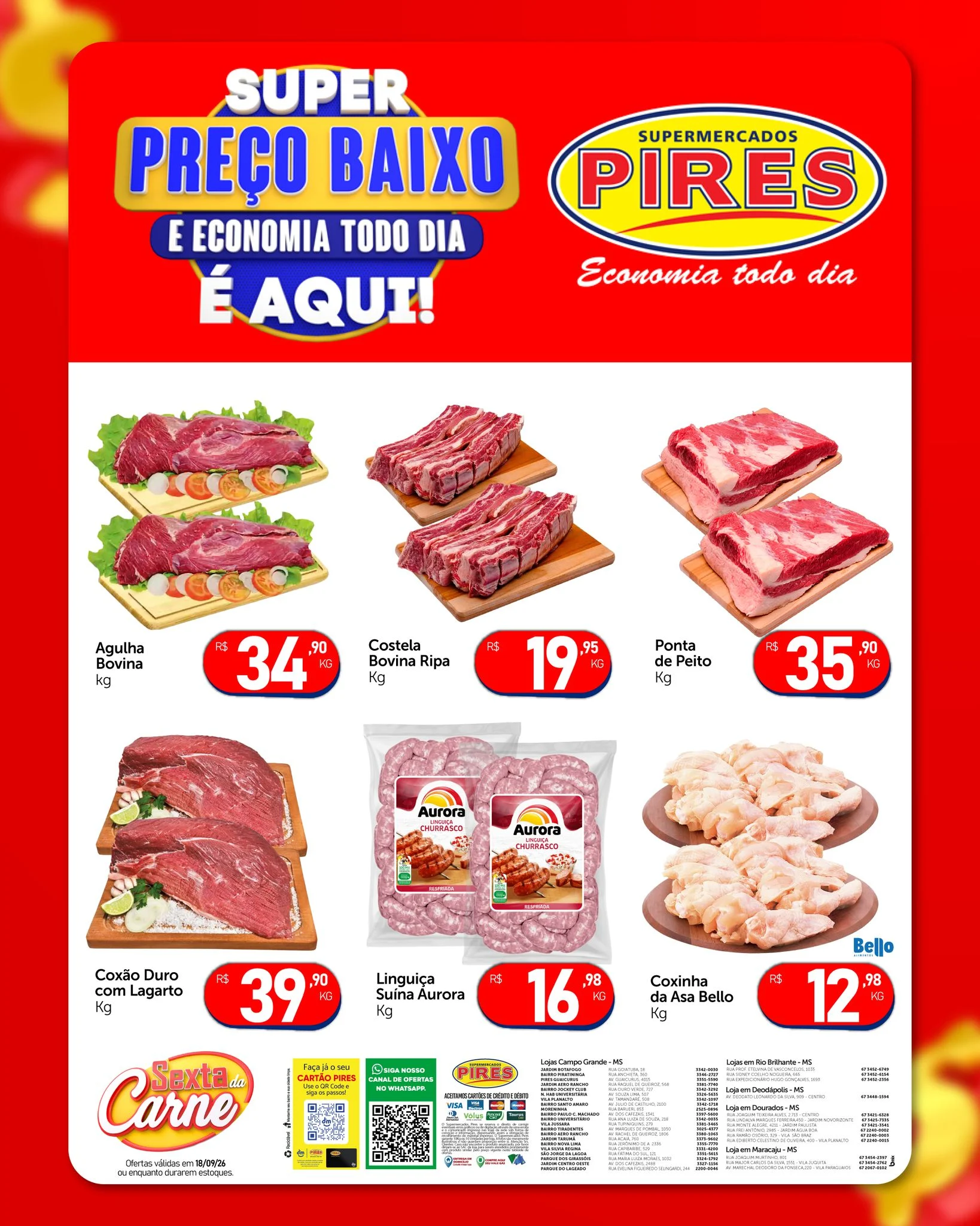 Ofertas Supermercados Pires – até 18/09/2026