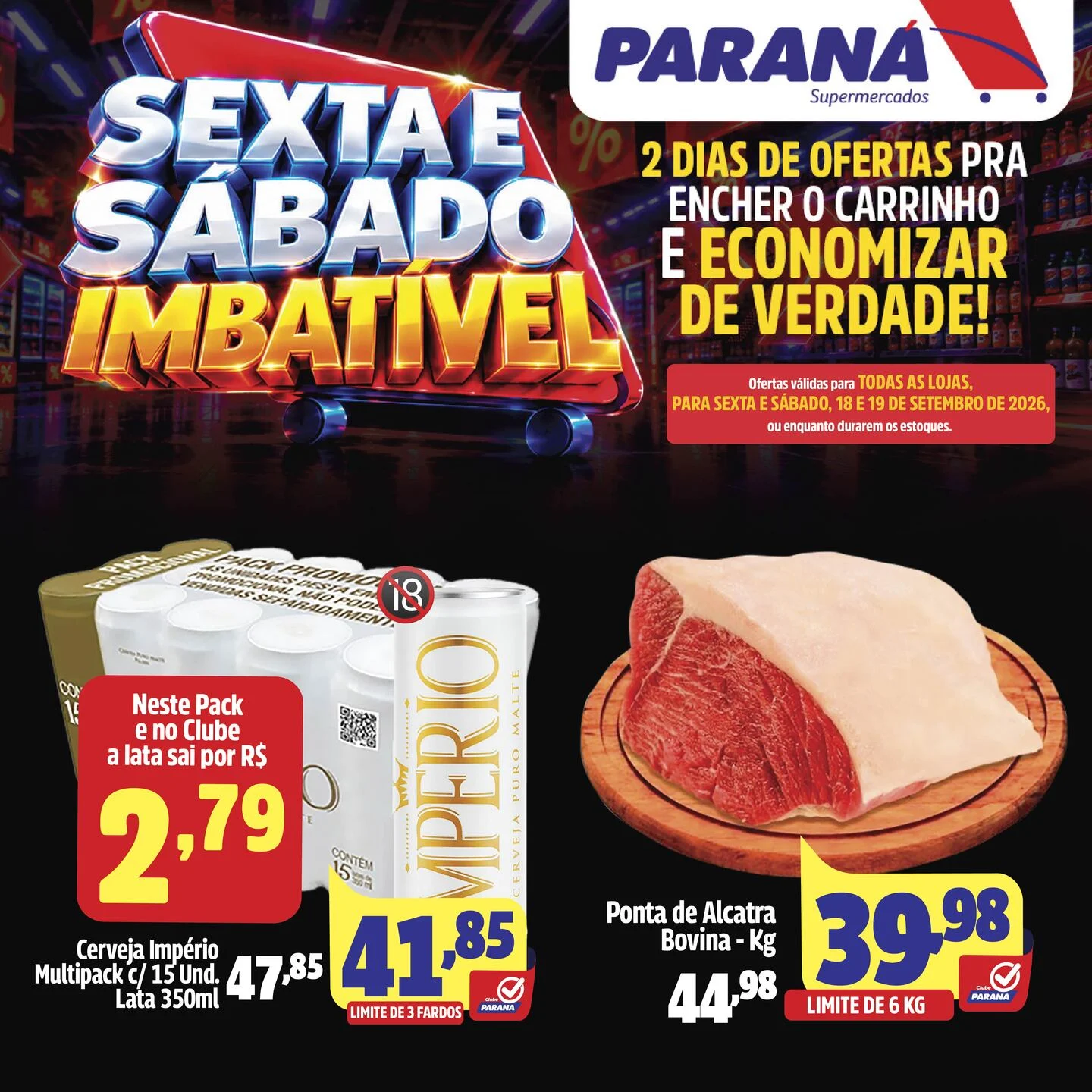Ofertas Paraná Supermercados – até 19/09/2026
