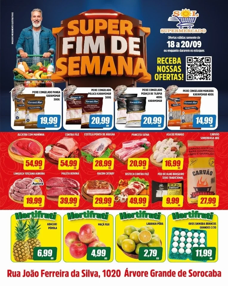 Ofertas Supermercado Sol – até 20/09/2026 Ofertas Supermercado Sol – até 20/09/2026