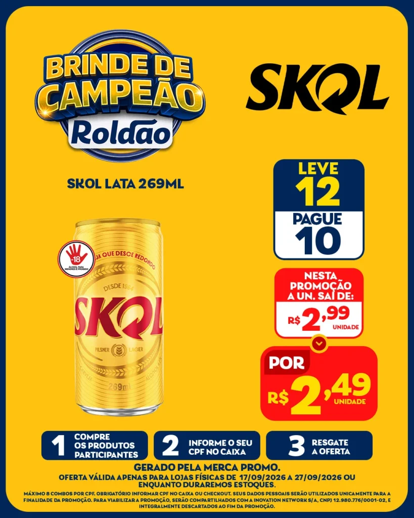 Ofertas Roldão Atacadista – de 17/09/2026 a 27/09/2026