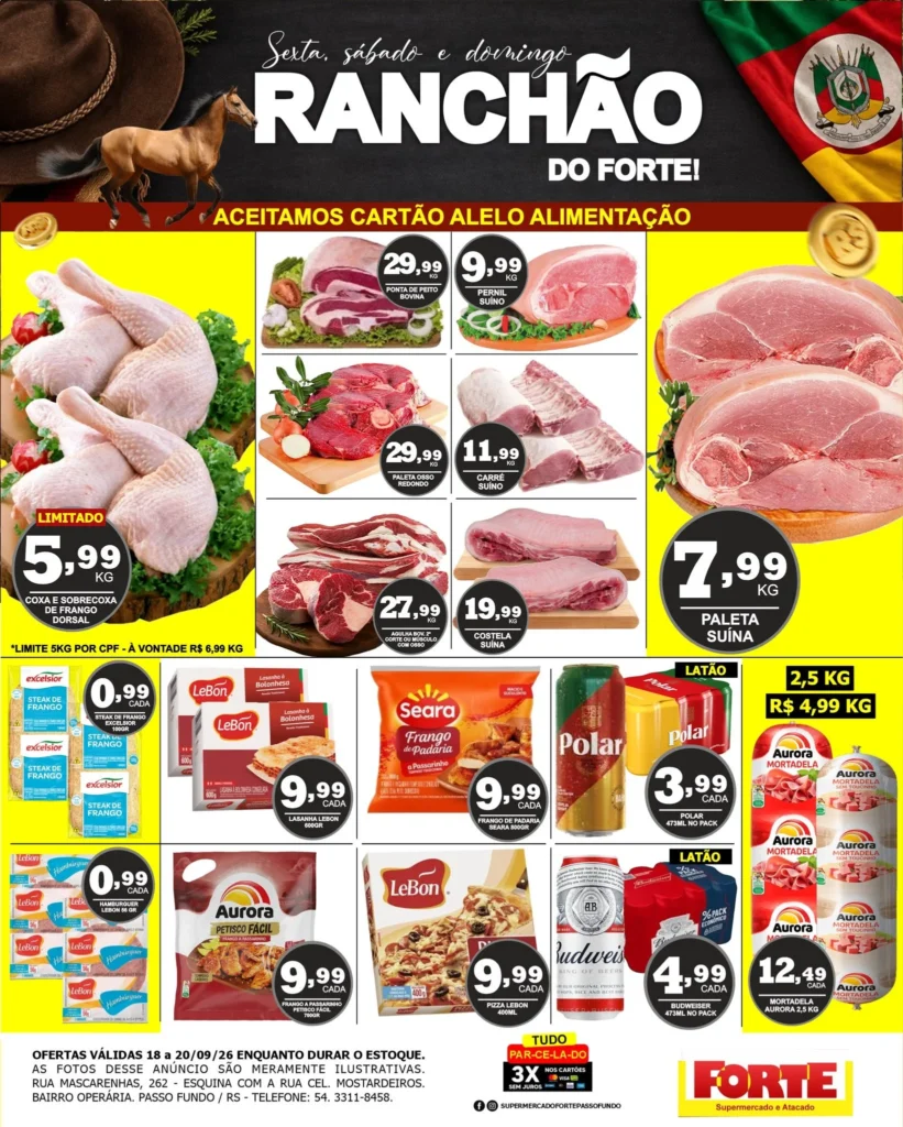 Ofertas FORTE SUPERMERCADO – de 18/09/2026 a 20/09/2026