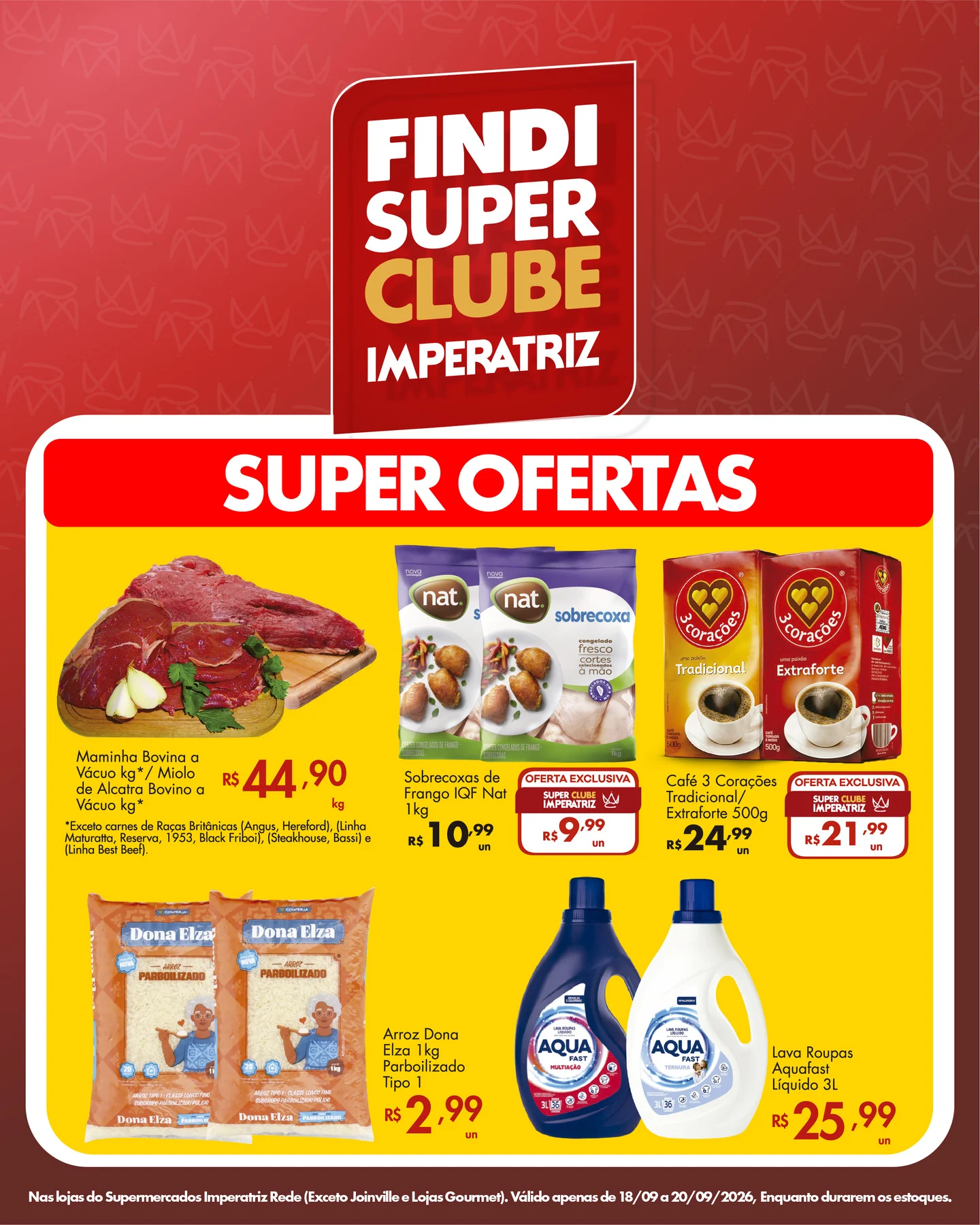 Ofertas Rede Supermercados Imperatriz – até 20/09/2026