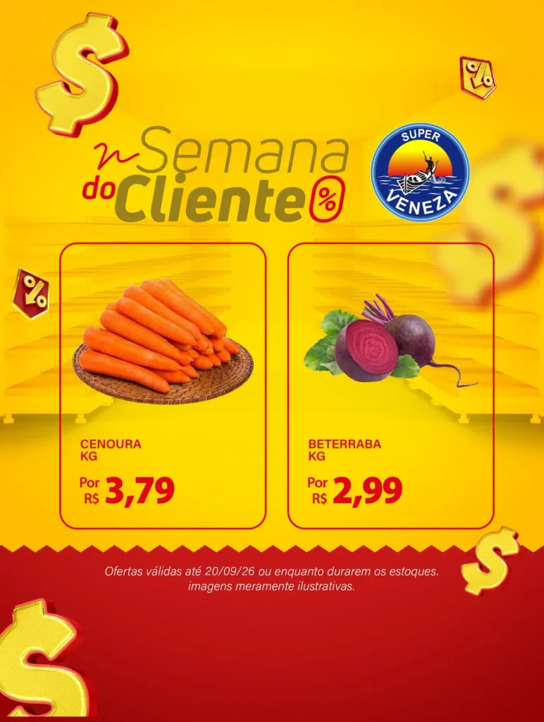 Ofertas Super Veneza – até 20/09/2026 Ofertas Super Veneza – até 20/09/2026