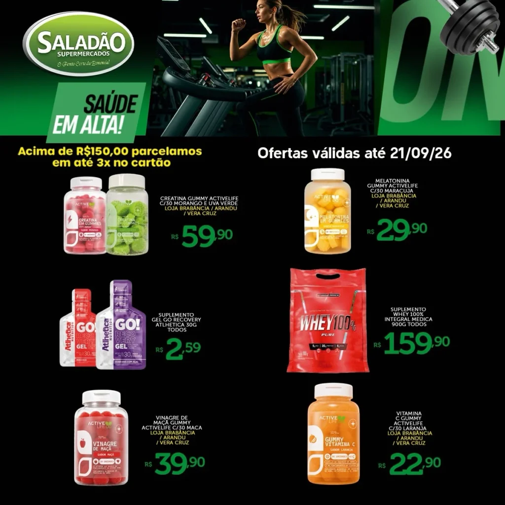 Ofertas Saladão Supermercados – até 21/09 Ofertas Saladão Supermercados – até 21/09