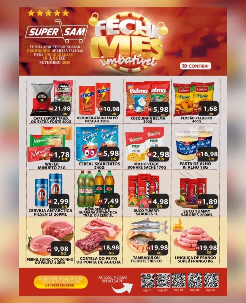 Ofertas Rede Supersam – até 24/09/2026