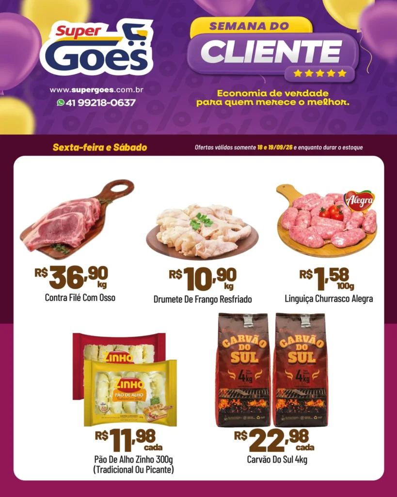 Ofertas Supermercados Goes – de 18/09/2026 a 19/09/2026
