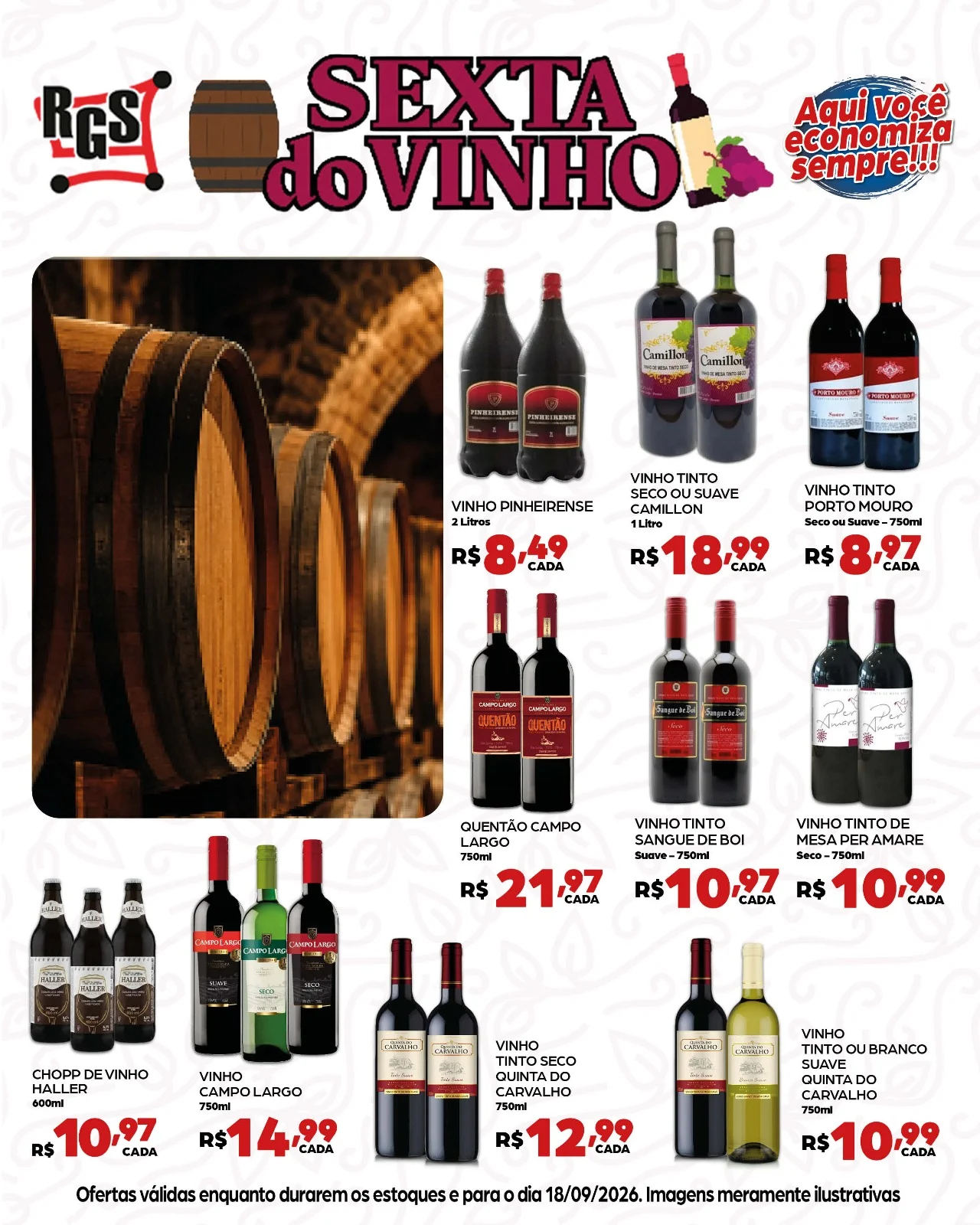 Ofertas Roça Grande Supermercados – até 18/09/2026