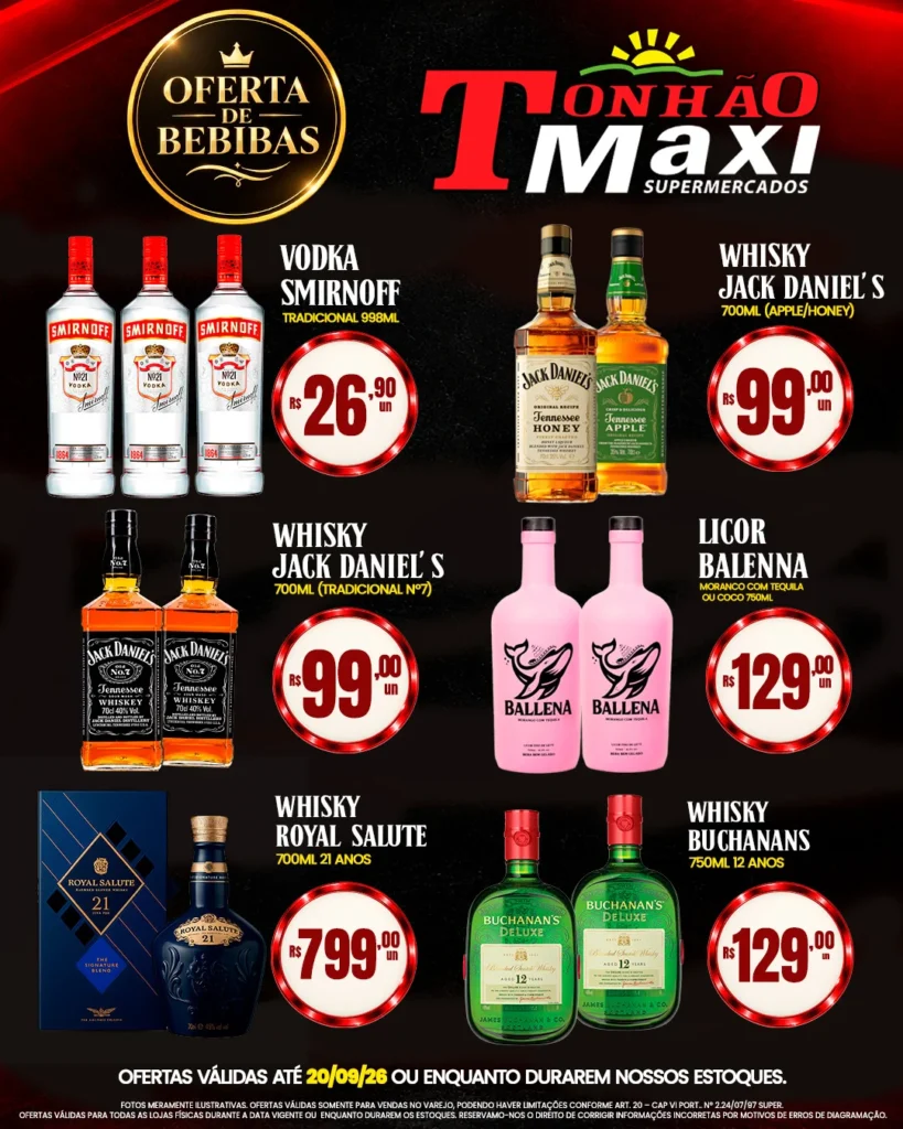Ofertas Supermercados Tonhão Maxi – de 20/09/2026 a 20/09/2026