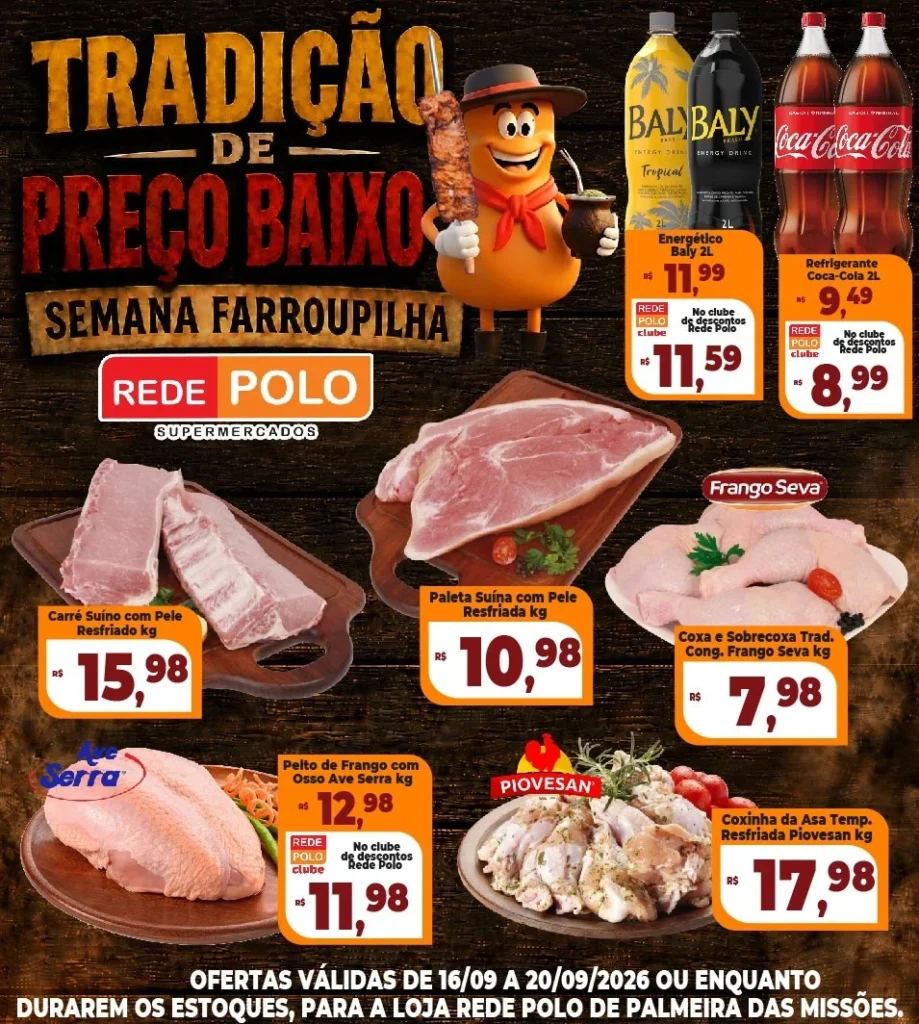 Ofertas Rede Polo Palmeira – até 20/09/2026 Ofertas Rede Polo Palmeira – até 20/09/2026
