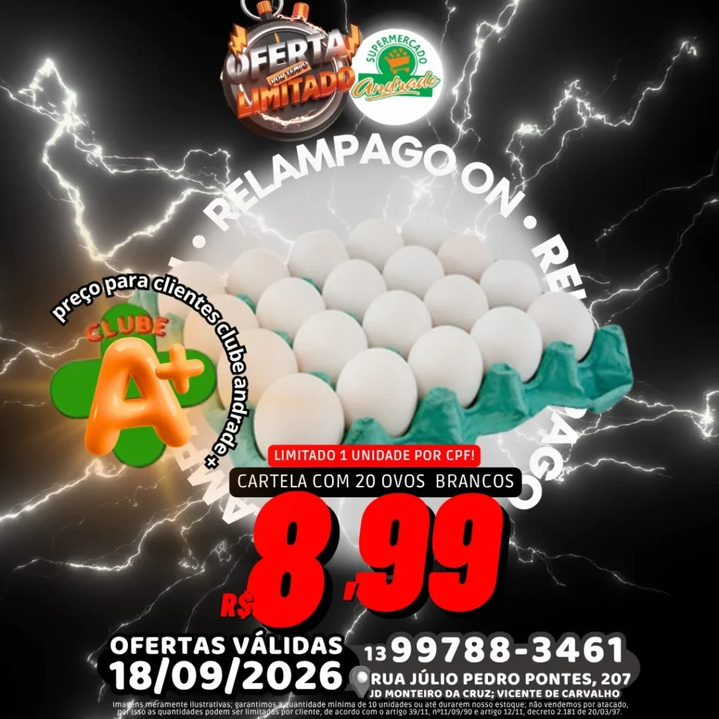 Ofertas Supermercado Andrade – de 18/09/2026 a 18/09/2026